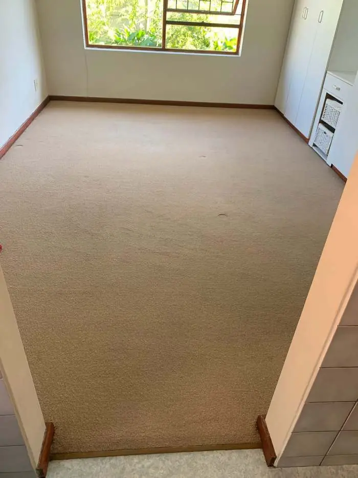 Passage carpet, George — after cleaning