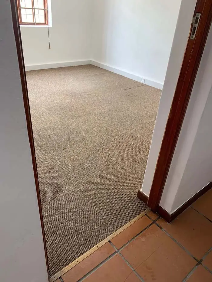 Bedroom carpet, George — after cleaning